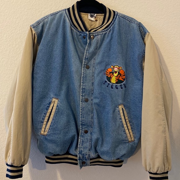 disney denim varsity jacket